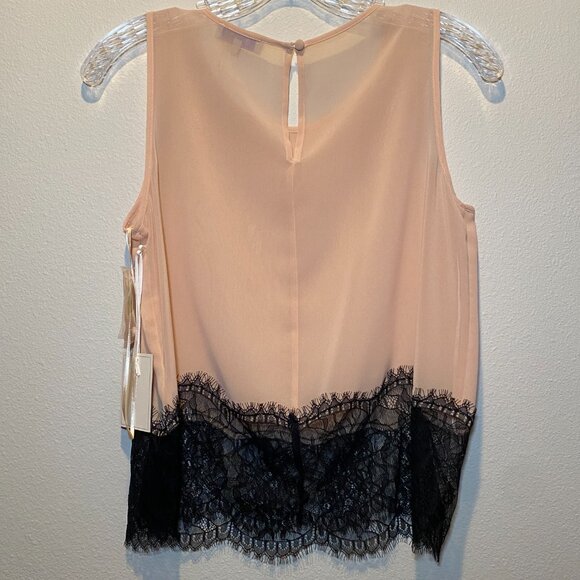 Cropped 1 State Sheer top with Lace - Picture 2 of 2